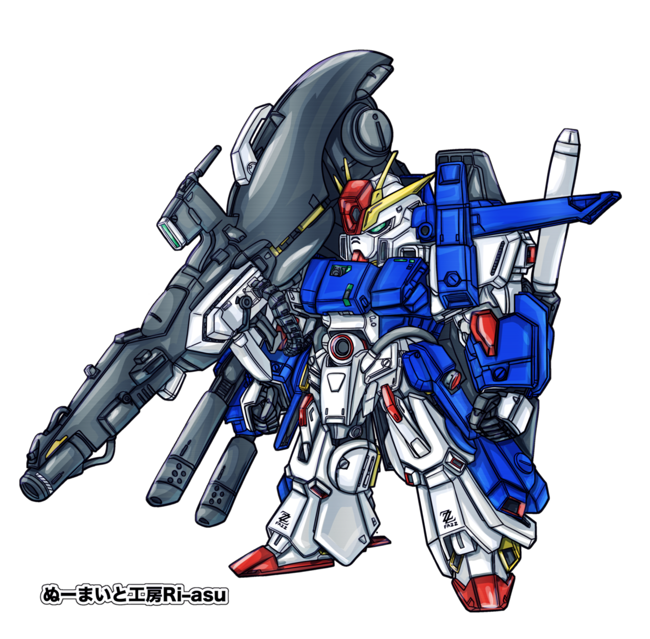 もう使わない MGSD フルアーマーZZガンダム売っていない‥(;´∀｀) - ぬーまいと工房