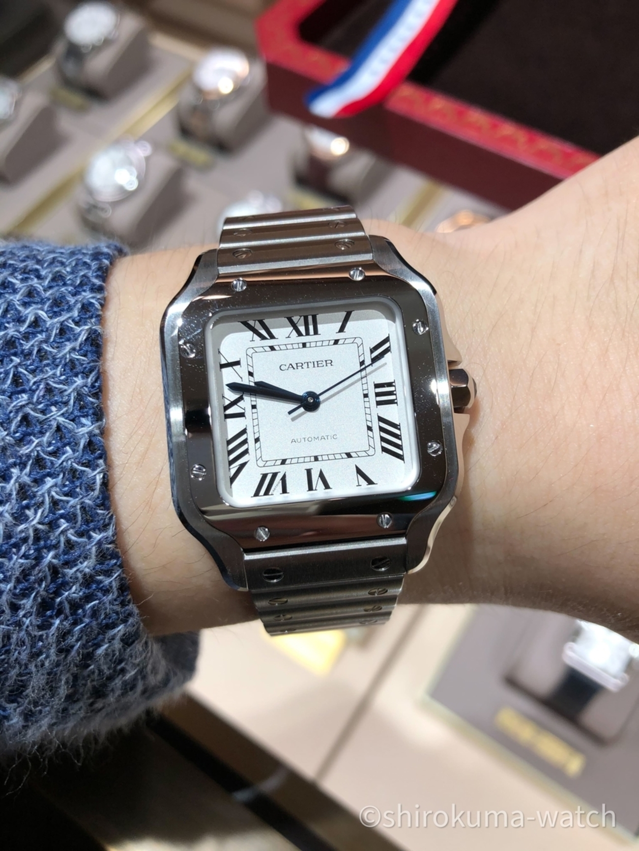 Cartier】サントスの「真髄」に迫る／SANTOS DE CARTIER試着レビュー 