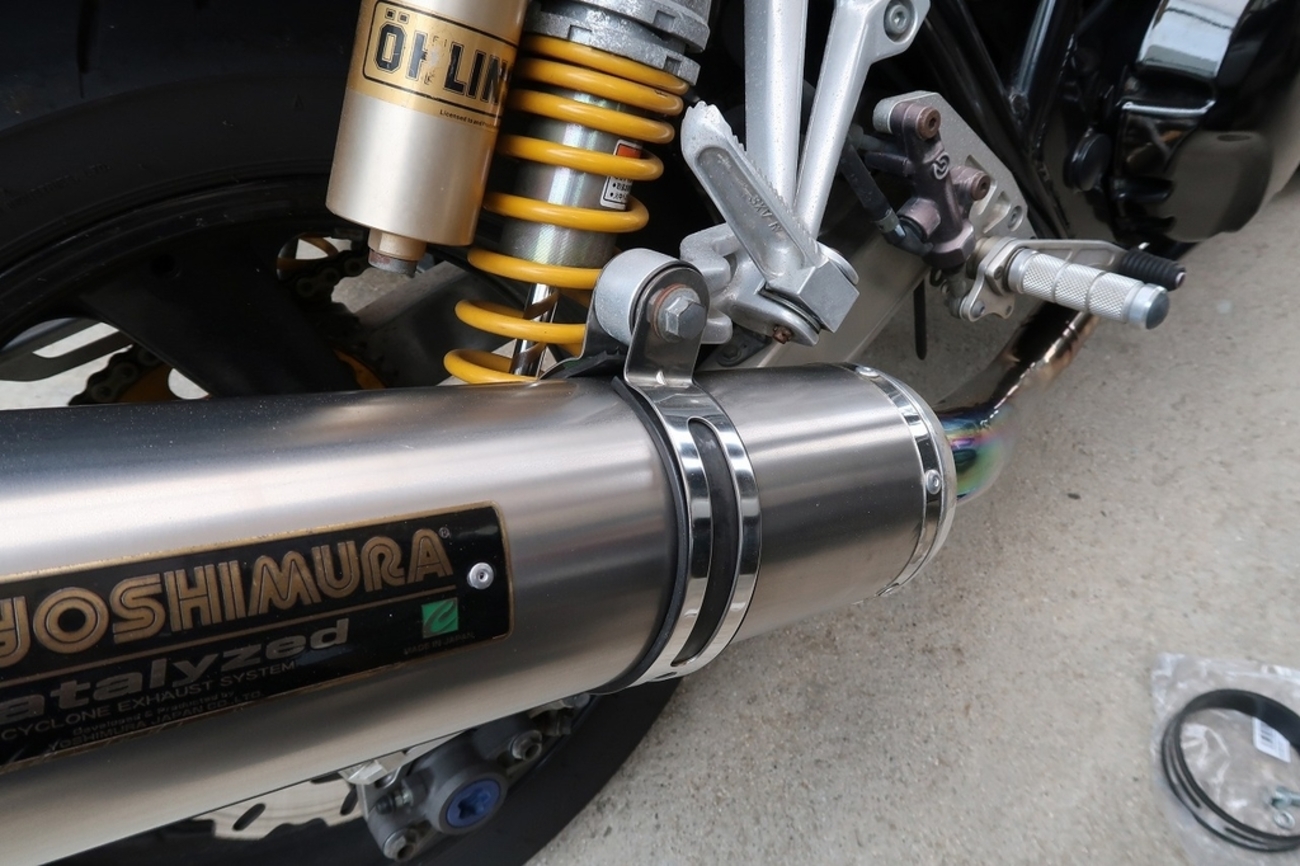 XJR400Rのサイレンサーバンドを交換。 - たまに乗るバイク乗りの日常ブログ