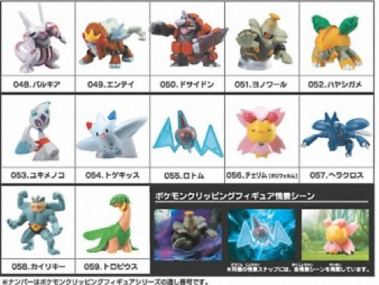 ポケモンクリッピングフィギュア PART-5（2009年3月上旬発売 