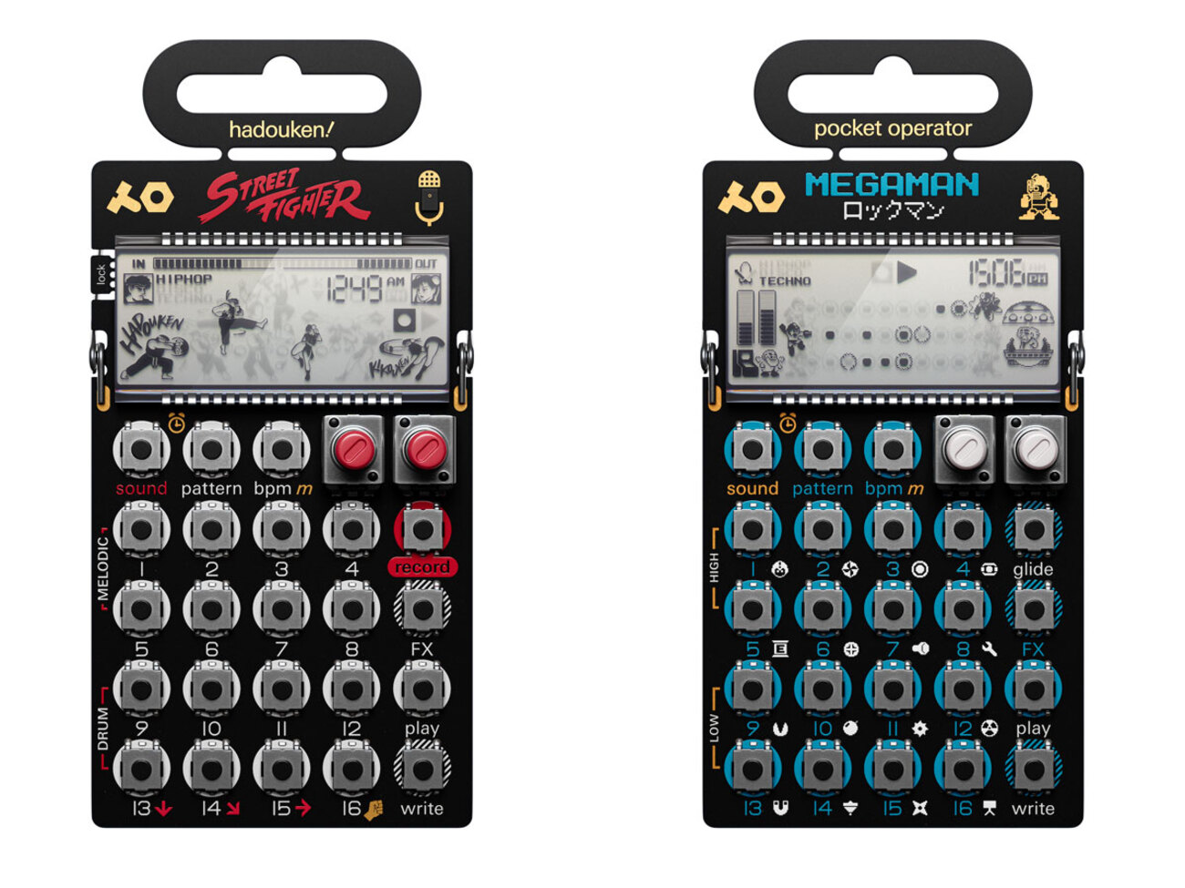 TEENAGE ENGINEERING Pocket Operatorに『ストリートファイターII pocket operater ロックマン