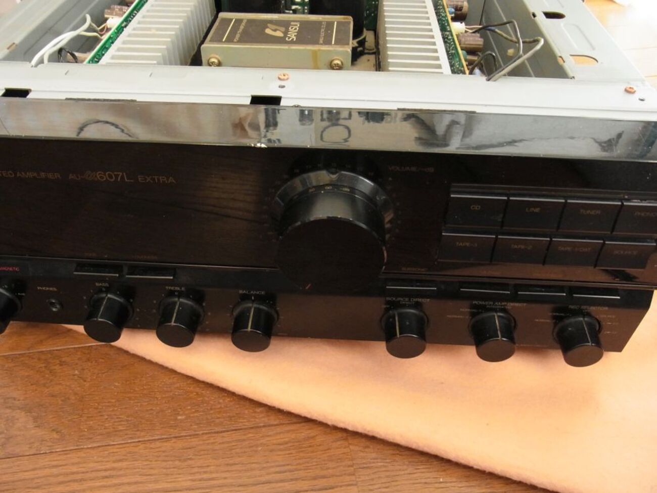 名機 SANSUI/AU-α607L 空い EXTRA プリメインアンプ
