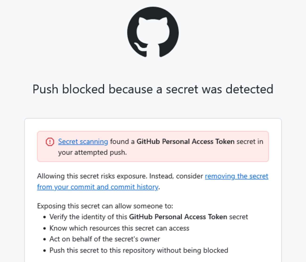 誤って機密情報を公開しないためにGitHub Push Protectionを活用しよう | Alternative Architecture DOJO
