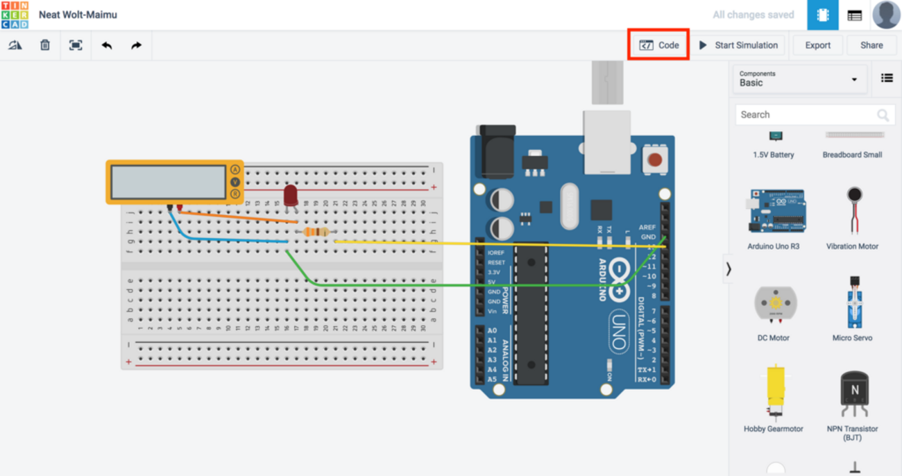 Tinkercad で電子回路をシミュレートする - ユニファ開発者ブログ