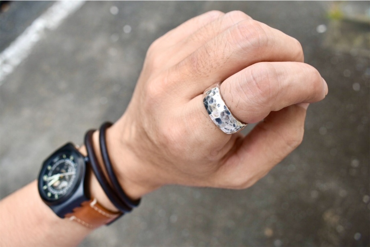 大人になって改めて買ったシルバーアクセ【市松のリング】 - Tiny 
