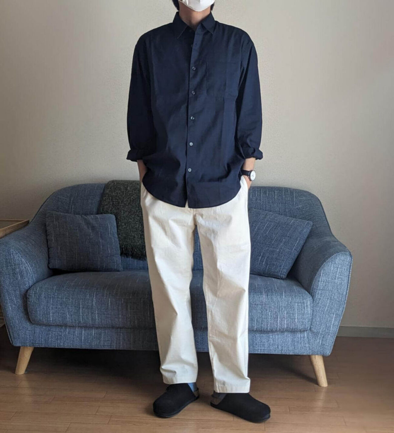 無印良品 ヘンプ混洗いざらし長袖シャツをレビュー！夏のシャツには 