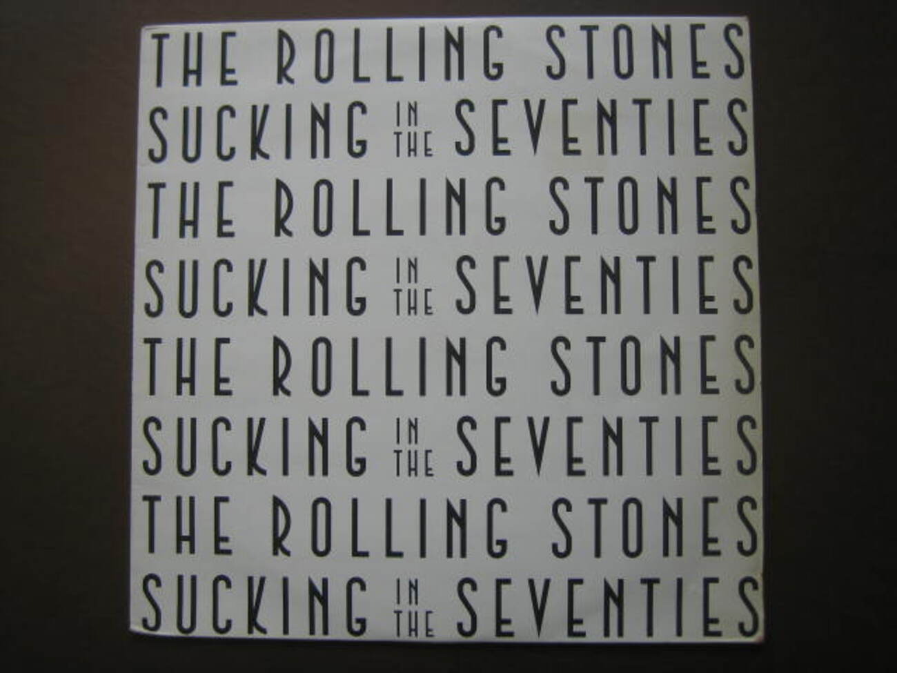 ローリング・ストーンズ UK盤 SUCKING IN THE SEVENTIES いろいろ 