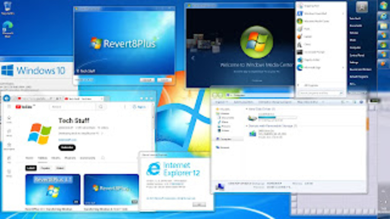 Revert8PlusでWindows11をWindows 7風に魔改造！？（Windows10も対応 