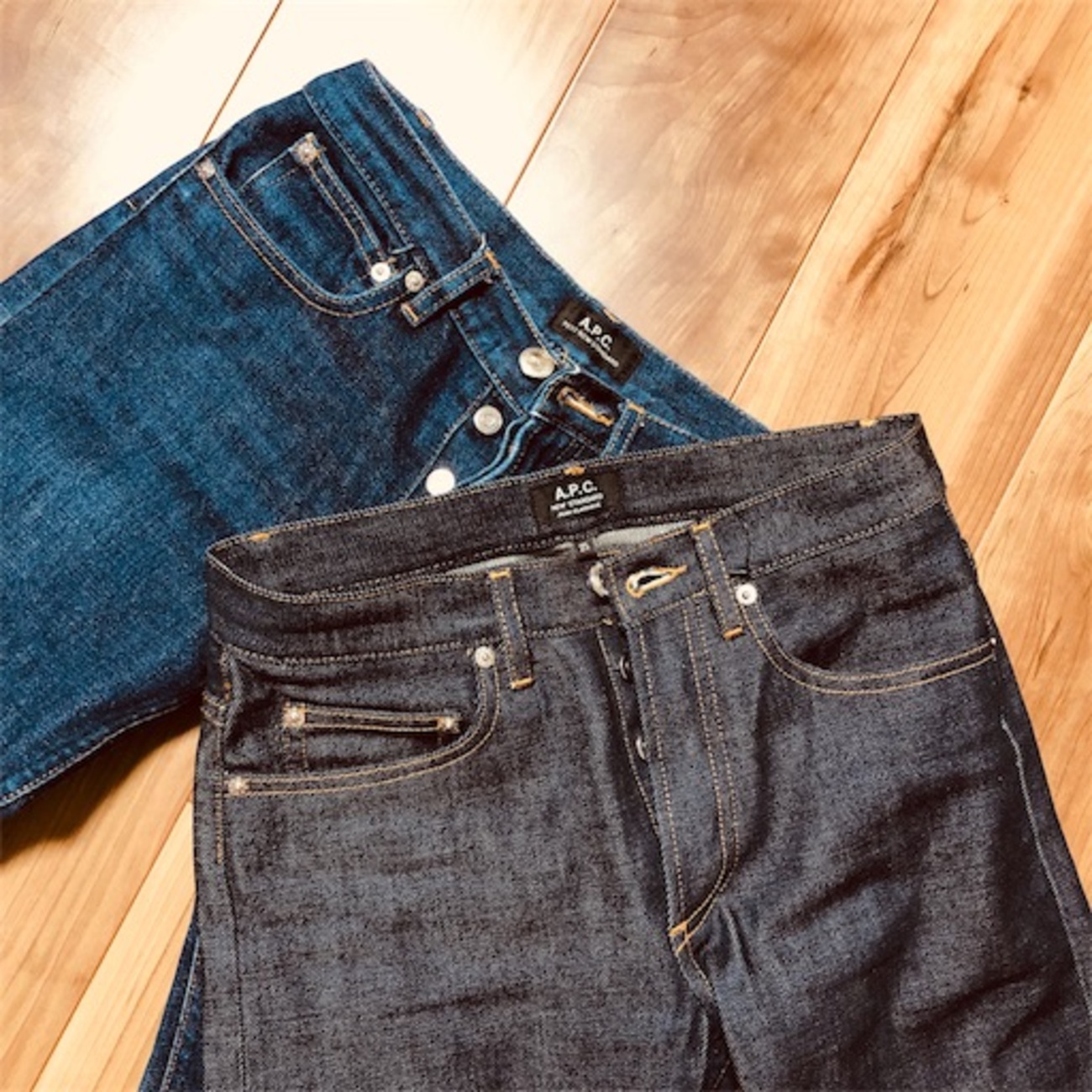 A.P.C.デニムセットアップ赤耳2024年1st プチニュースタンダード