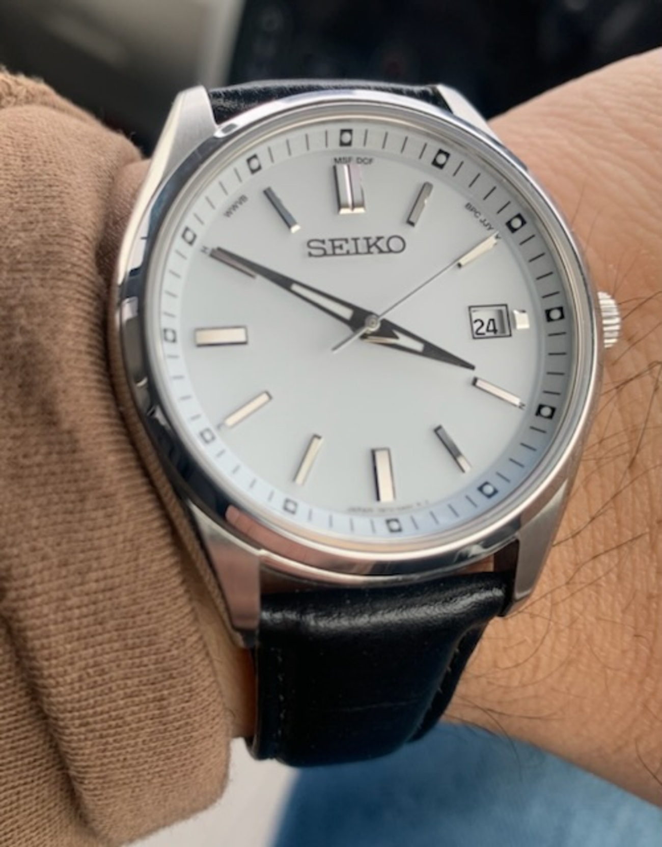SEIKO SBTM317 革ベルトにするとこんな感じ - 腕時計日記