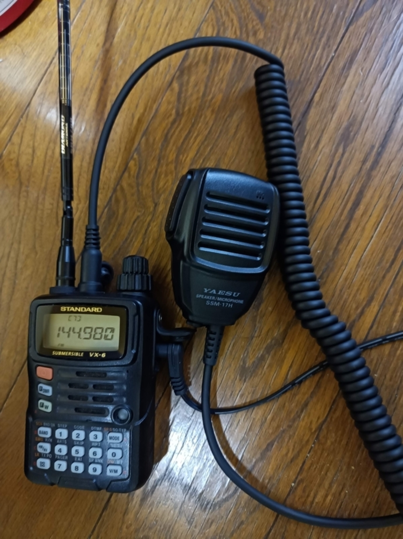 VX-6(VX6) & MS800S スピーカーマイクのセット 透きとおっ YAESU 