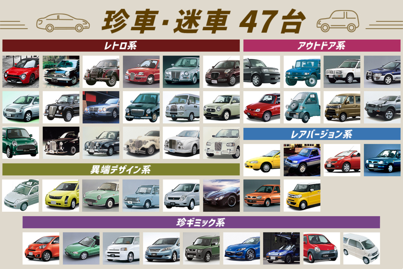 個性的すぎてひと目惚れ？国産珍車・迷車ギャラリー - カエライフ 