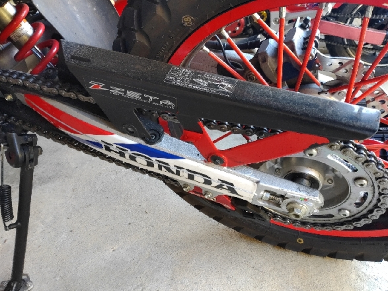 CRF250RALLYに激安チャイナヒールガードとか買ってみた - がばがばbike 