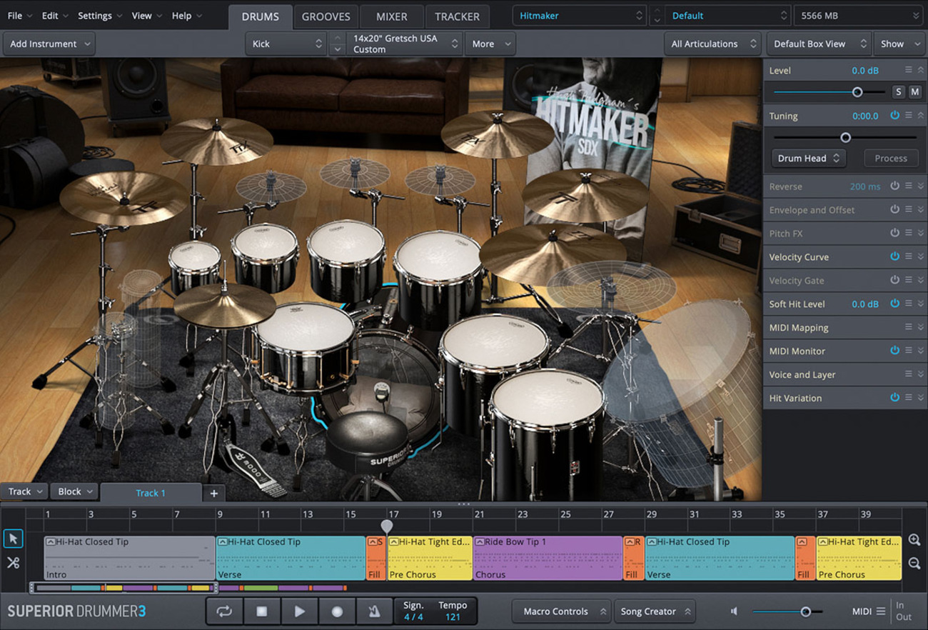 ヒュー・パジャム監修のTOONTRACK SDXドラム・ライブラリー〜UKロック 