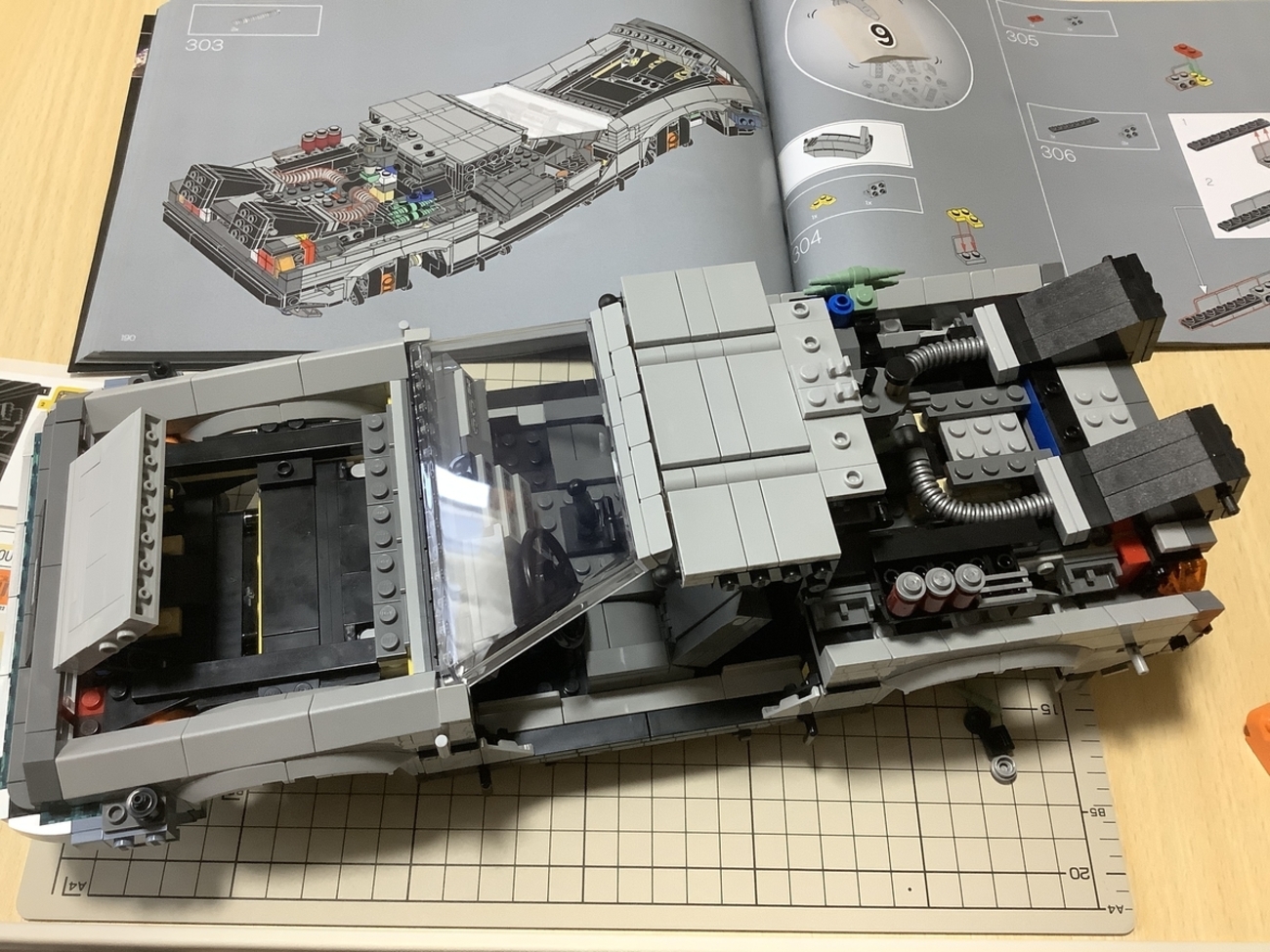 レゴデロリアン組み立て日記パート3 - Hobby日記