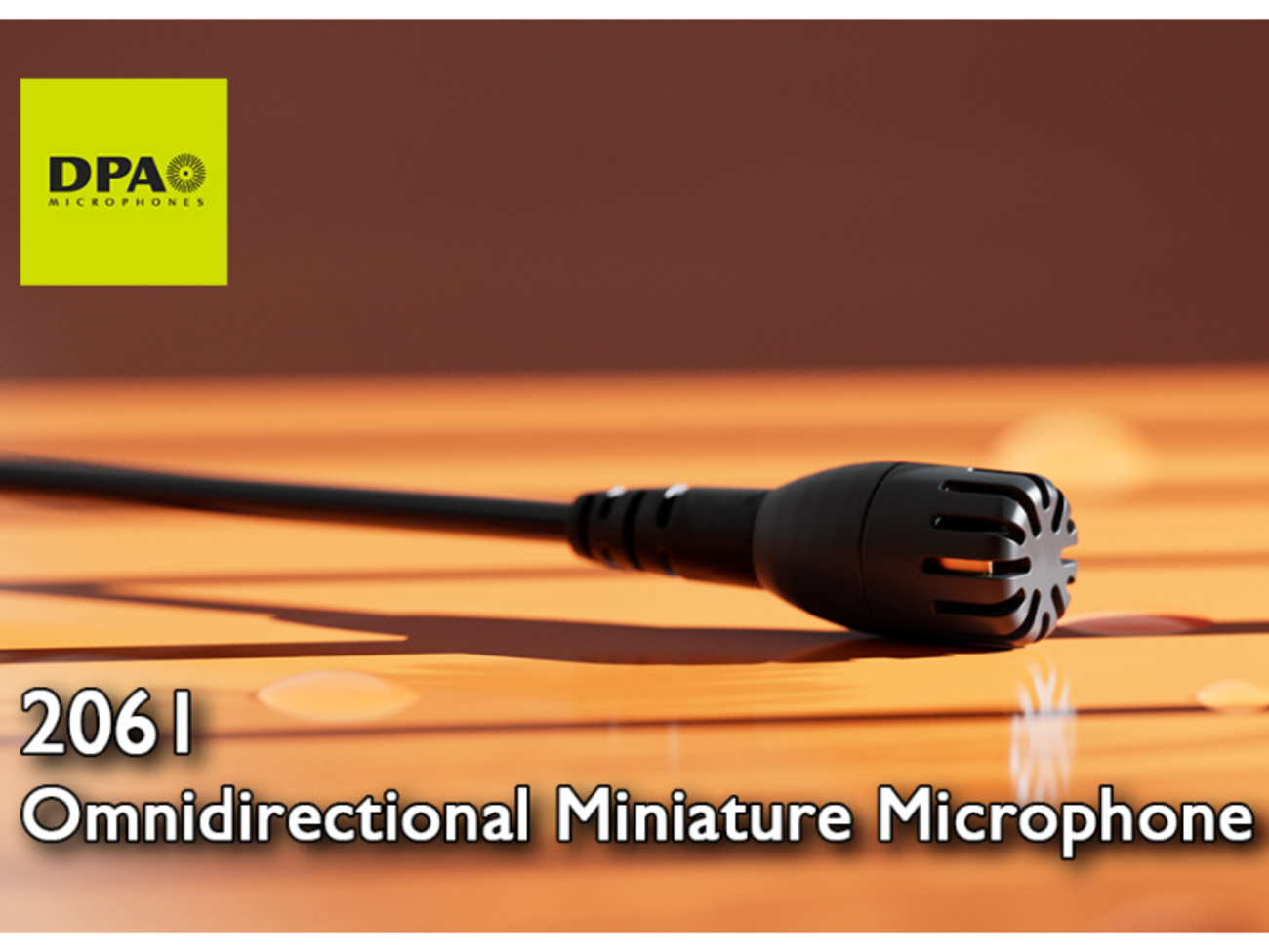 DPA Microphones 2061〜スピーチ収録に向いた高耐久性の無指向性
