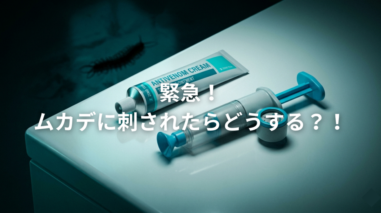 ムカデに刺されたら冷やすのは危険？応急処置の真相と正しい治し方を徹底解説