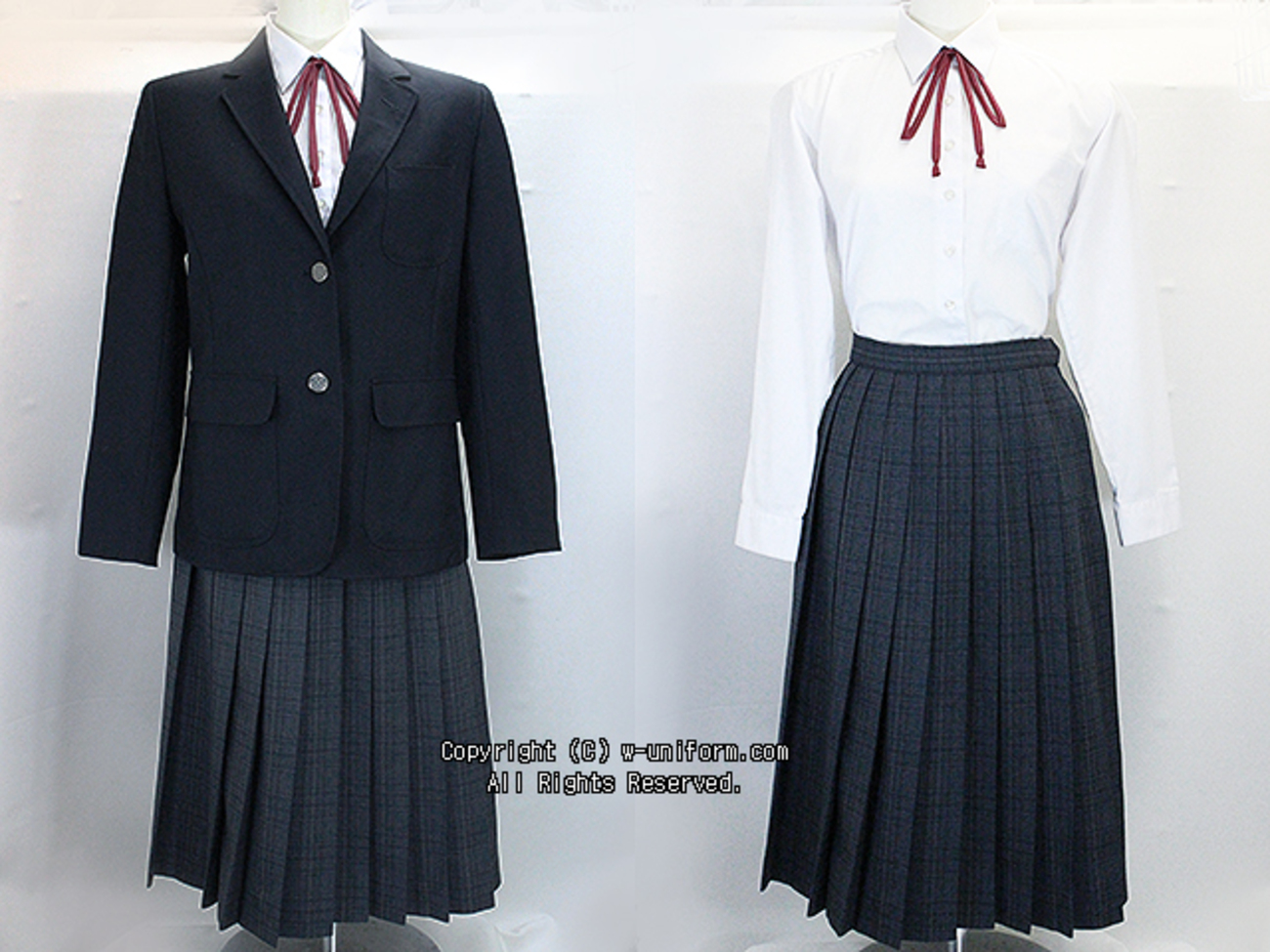 中学校 制服 中古】栃木県 さくら清修高等学校 女子制服 4点 (ブレザー