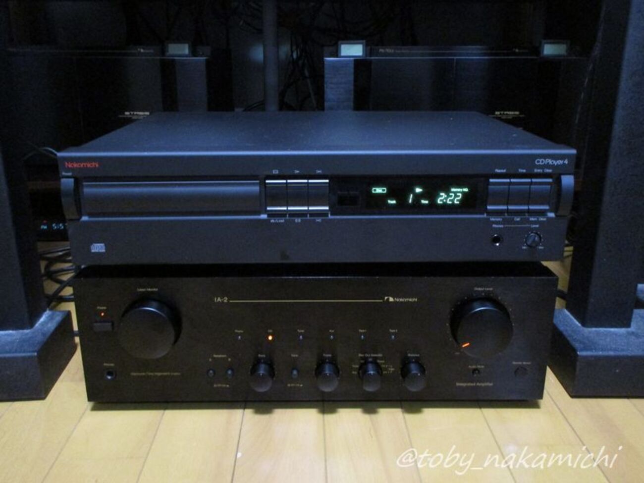 Nakamichi IA-2 インテグレーテッドアンプ （本日の作業(2024/02/05 