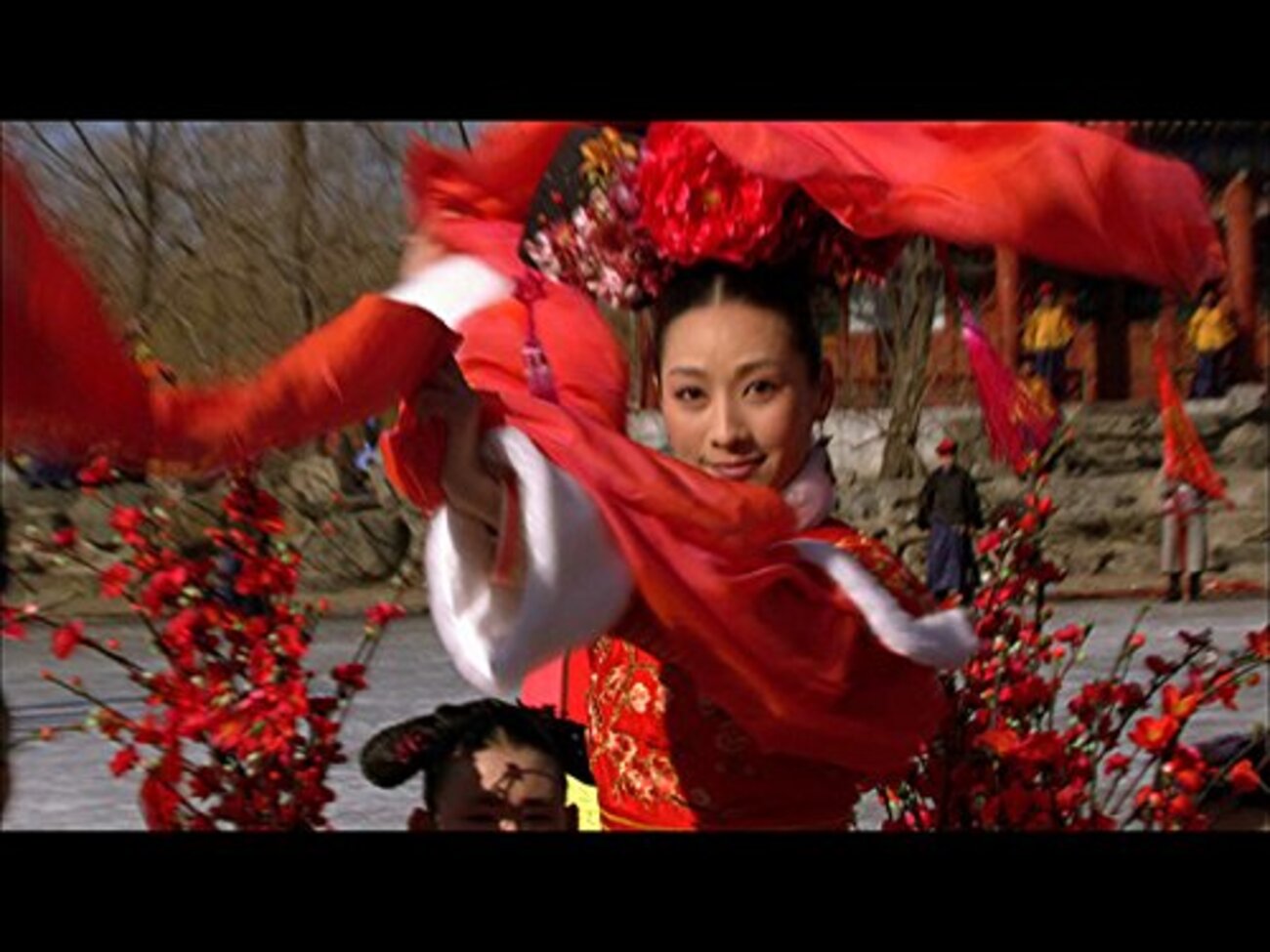 宮廷女官像　中国 簪花仕女图 Court Ladies Adorning Their Hair with Flowers