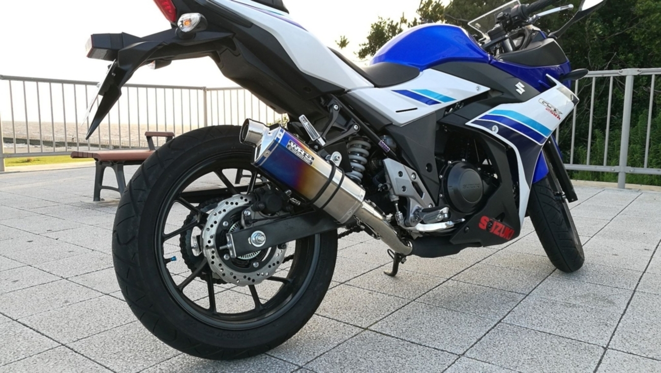 スズキgsx250r用オーバーレーシング製スリップオンマフラー （楽天市場 