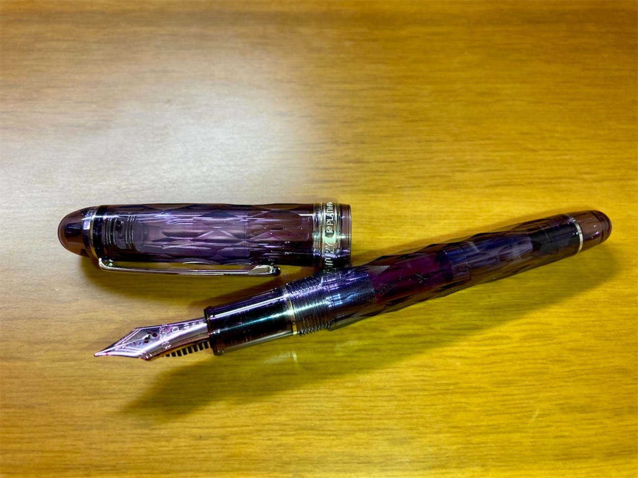 プラチナ ＃3776 紫雲 ニブEF 未使用品 PLATINUM 万年筆 #3776 