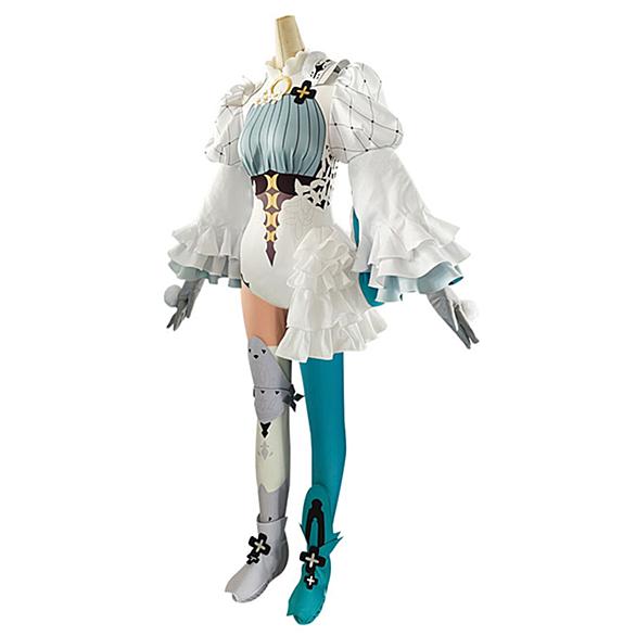 海妹四葉コスプレウィッグ靴セット うい