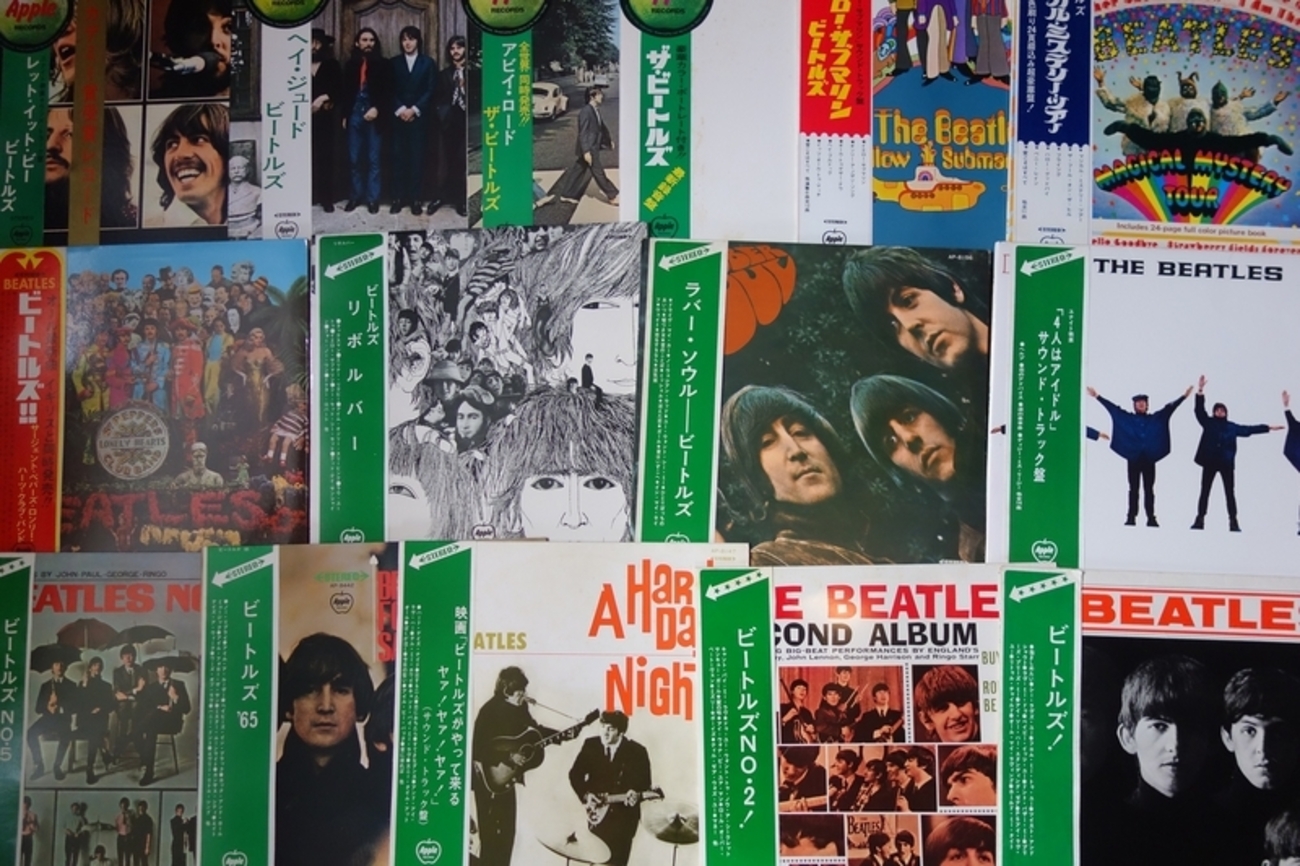 LP·国内盤】丸帯·赤盤 ビートルズ「アビーロード」1969年初回盤 続