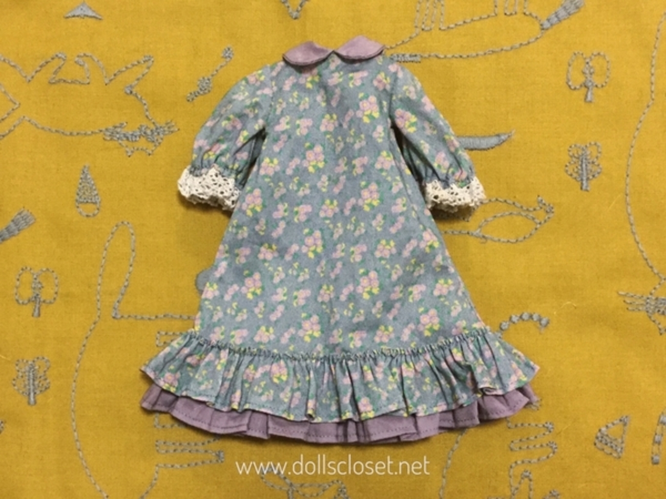 ブライス服】ハノンオリジナルファブリックでワンピースをつくりました 
