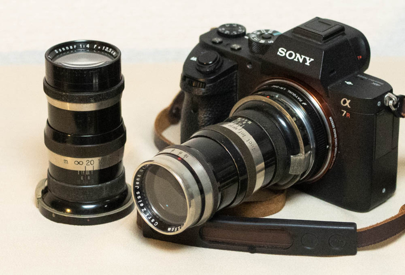 Carl Zeiss Jena Sonnar 1:4 F:13,5cm Monture Contax Noir Carl Zeiss Jena Sonnar 1:4 F:13,5cm Monture Contax Noir