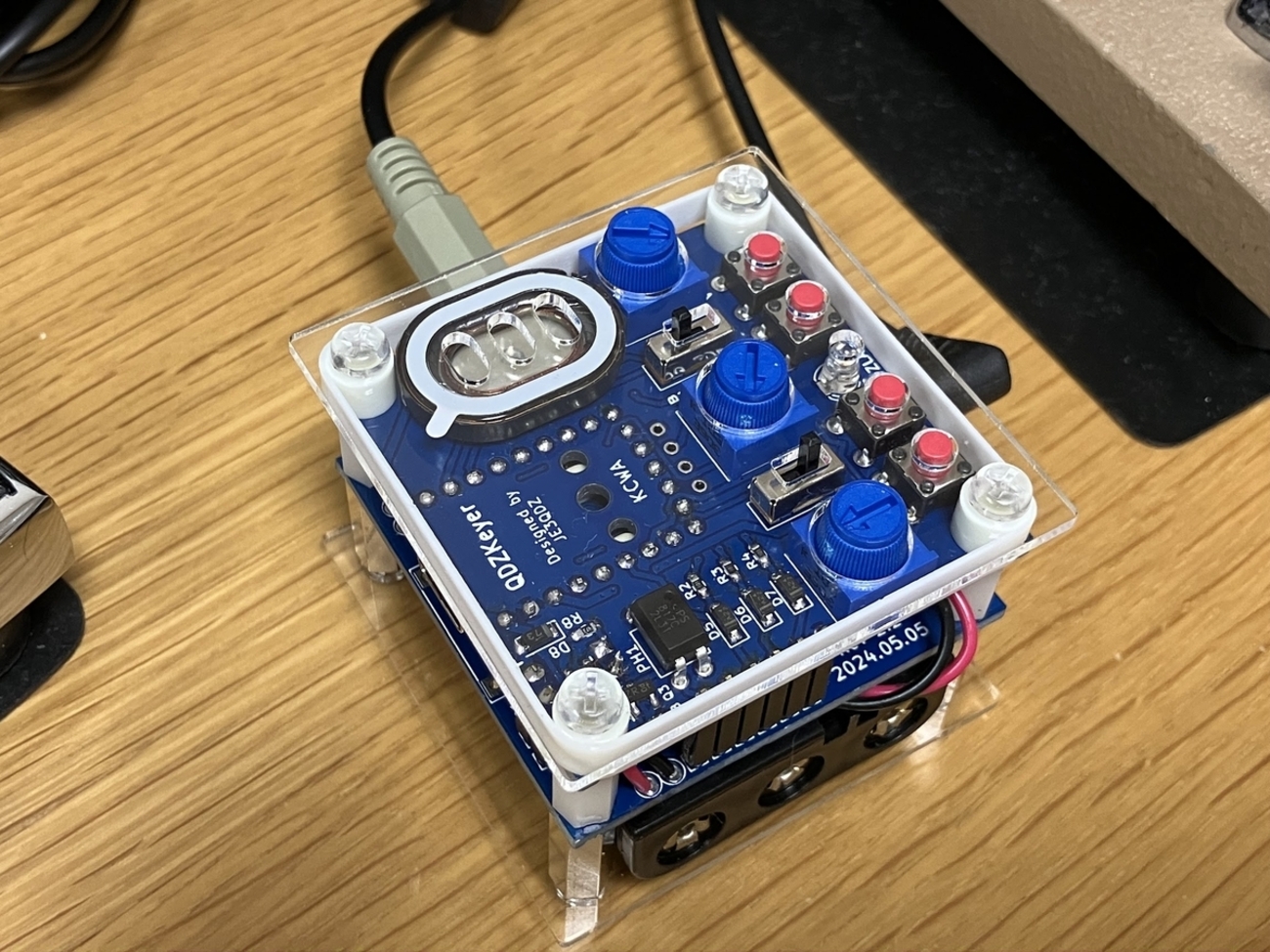 QDZ Keyer 長短点比率などの変更方法 - アマチュア無線局 JF0RRH