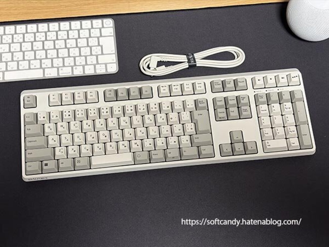 東プレ REALFORCE R4 アイボリー購入レポート - softcandy