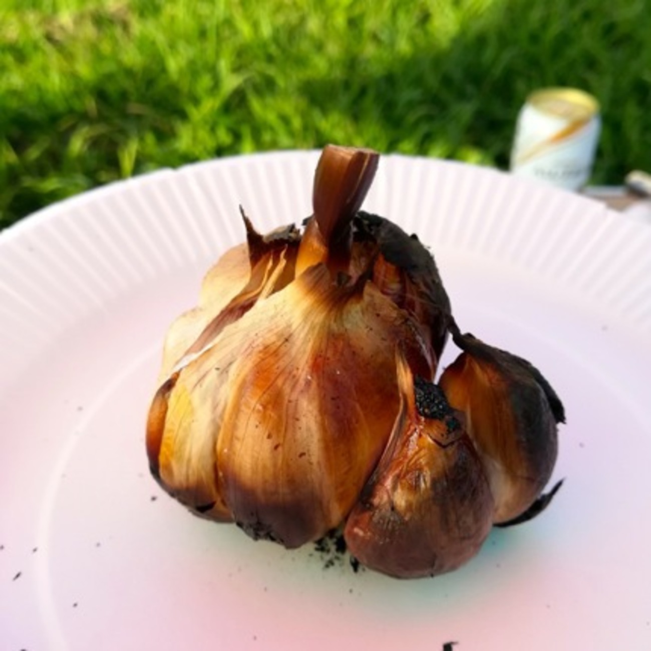 バーベキュー にんにく 丸焼き