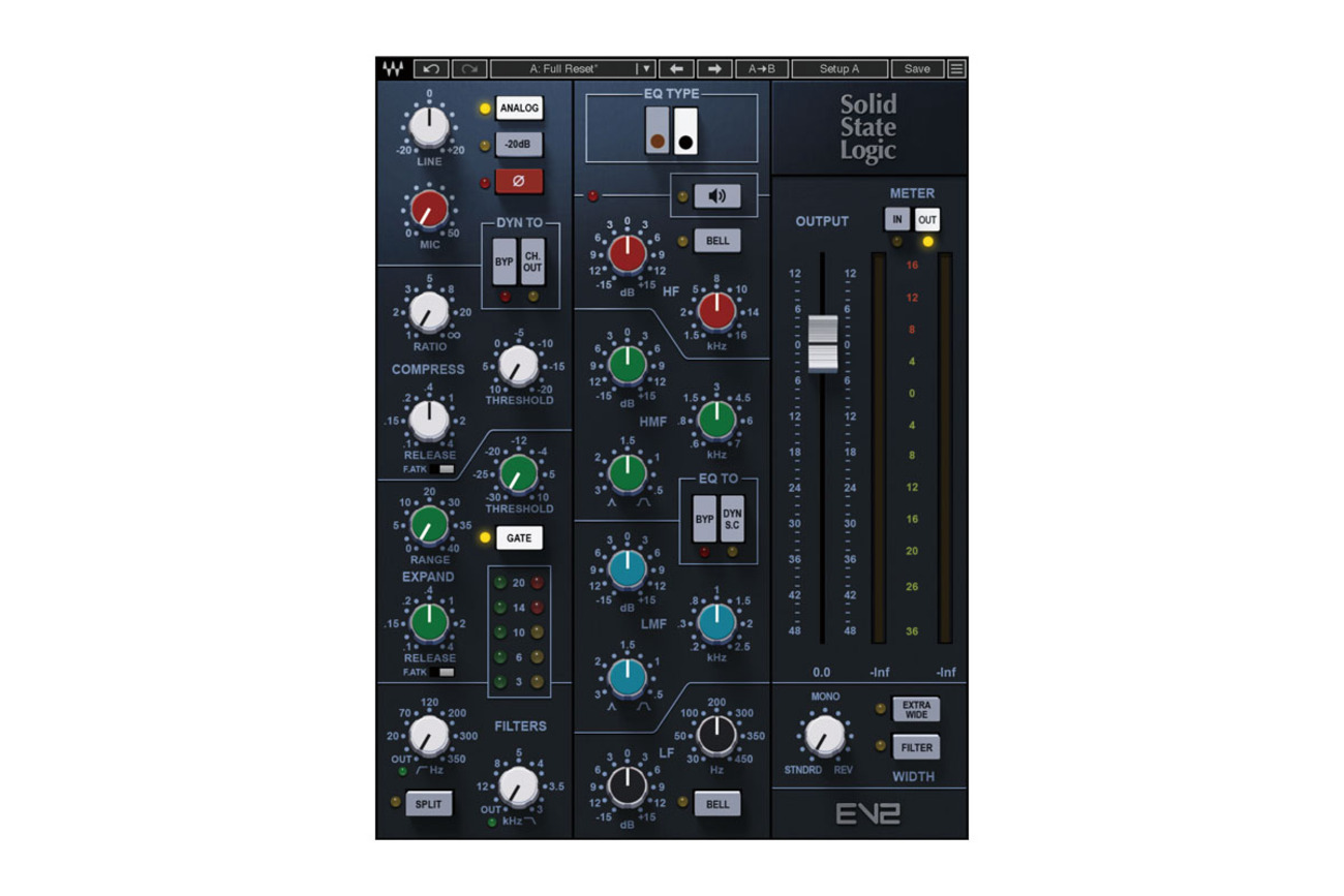 WAVES SSL EV2 Channel レビュー：SSL SL4000Eのチャンネル