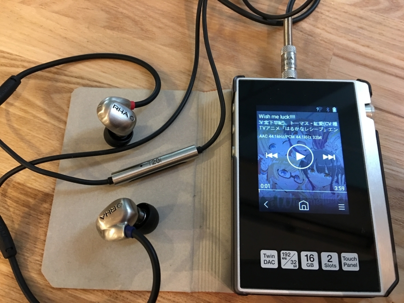 Pioneer XDP-30R(B) ヘッドホン付 連載 オーディオプレイヤーマスター 