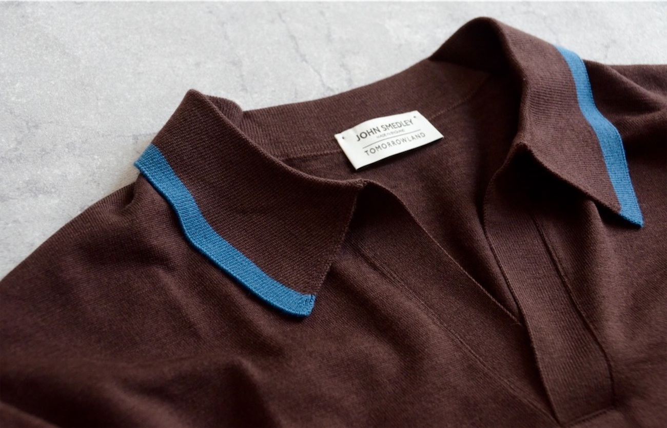 絶妙なカラーと圧倒的な生地の良さ。JOHN SMEDLEY SKIPPER KNITを 