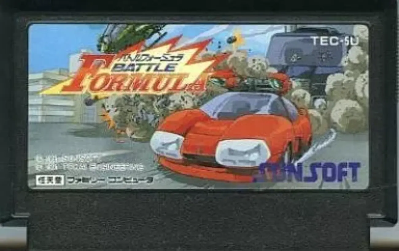 バトルフォーミュラ ファミコン ソフト 取扱説明書付きSUNSOFT/サンソフト バトルフォーミュラ ファミコン ソフト 取扱説明書付きSUNSOFT