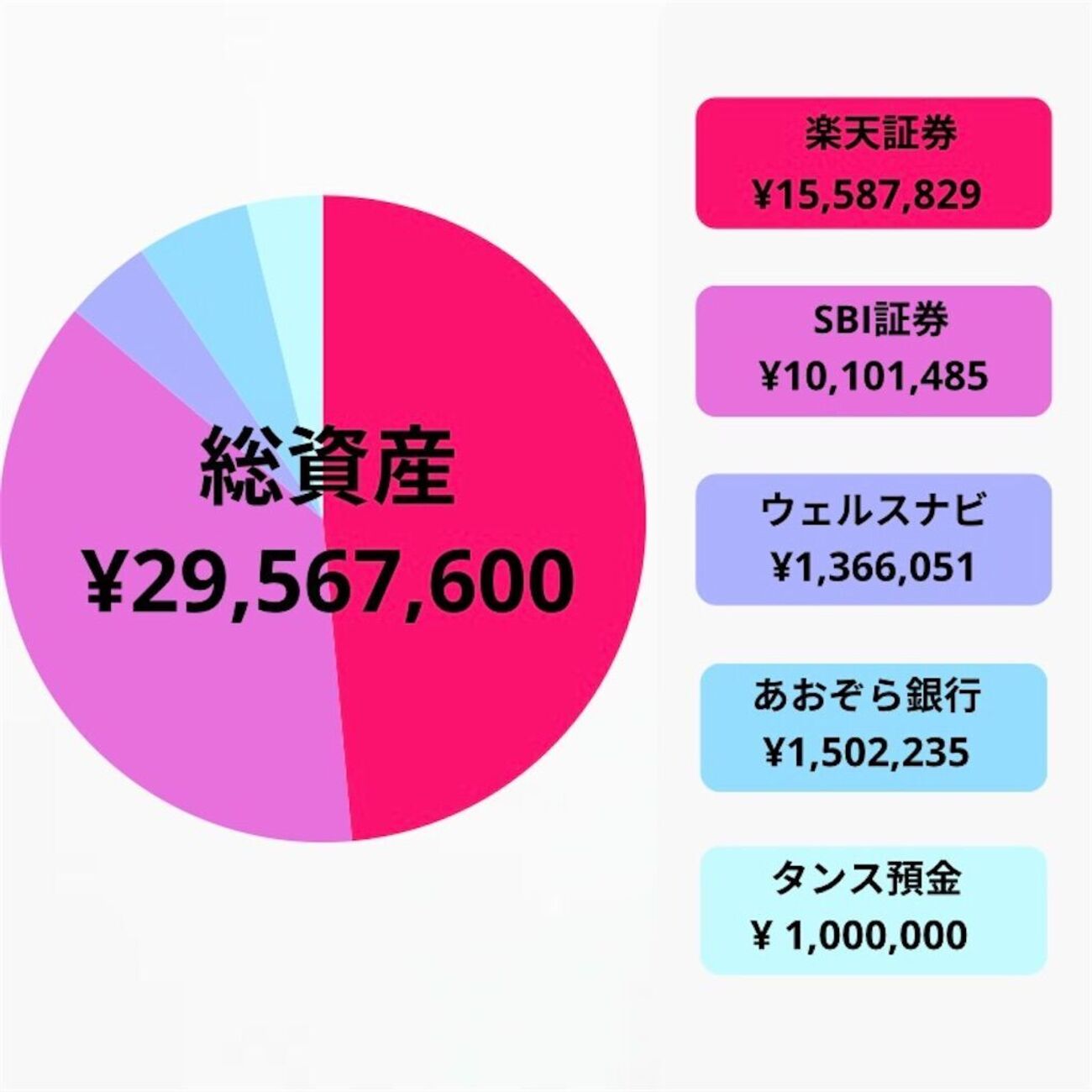 🐍【総資産2960万】2025年1月度資産公開💫 - Taro | 投資・グルメ・子育て・旅行・ブログ収益化