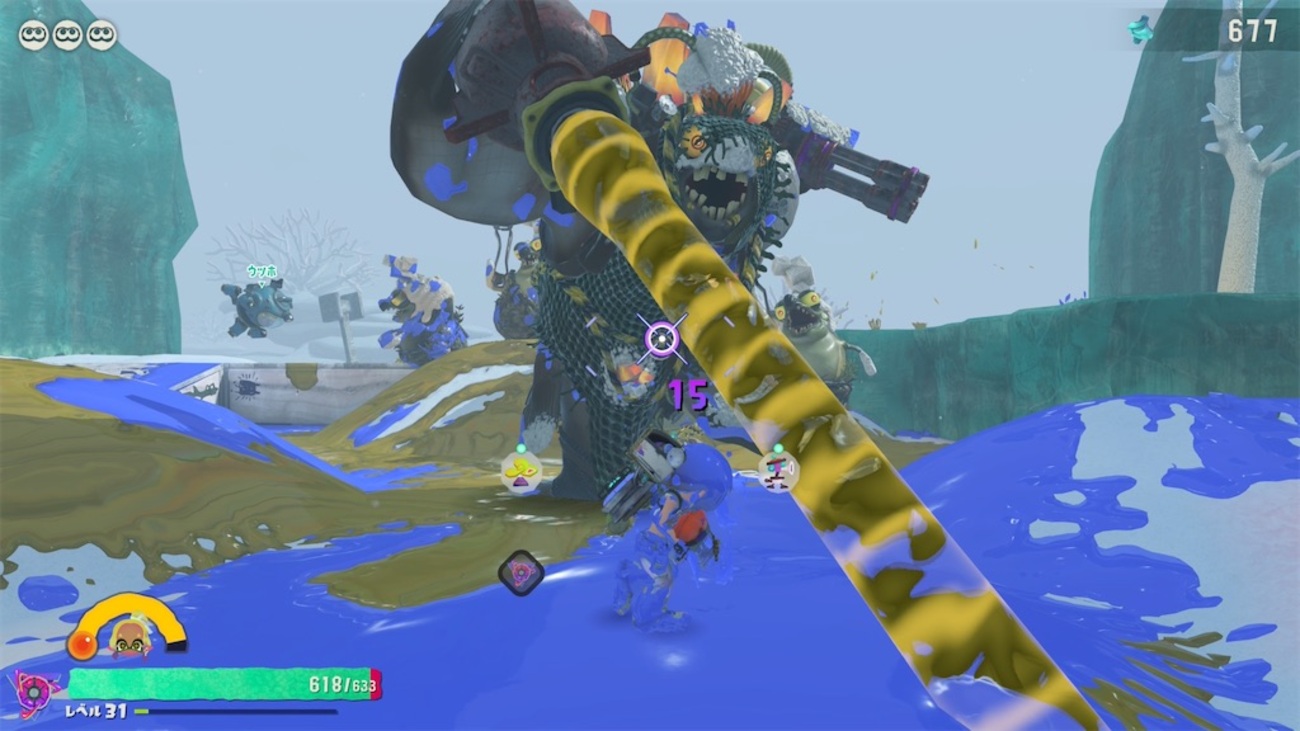 【スプラトゥーンレイダース】12.色々やる＆シャケなの？な敵