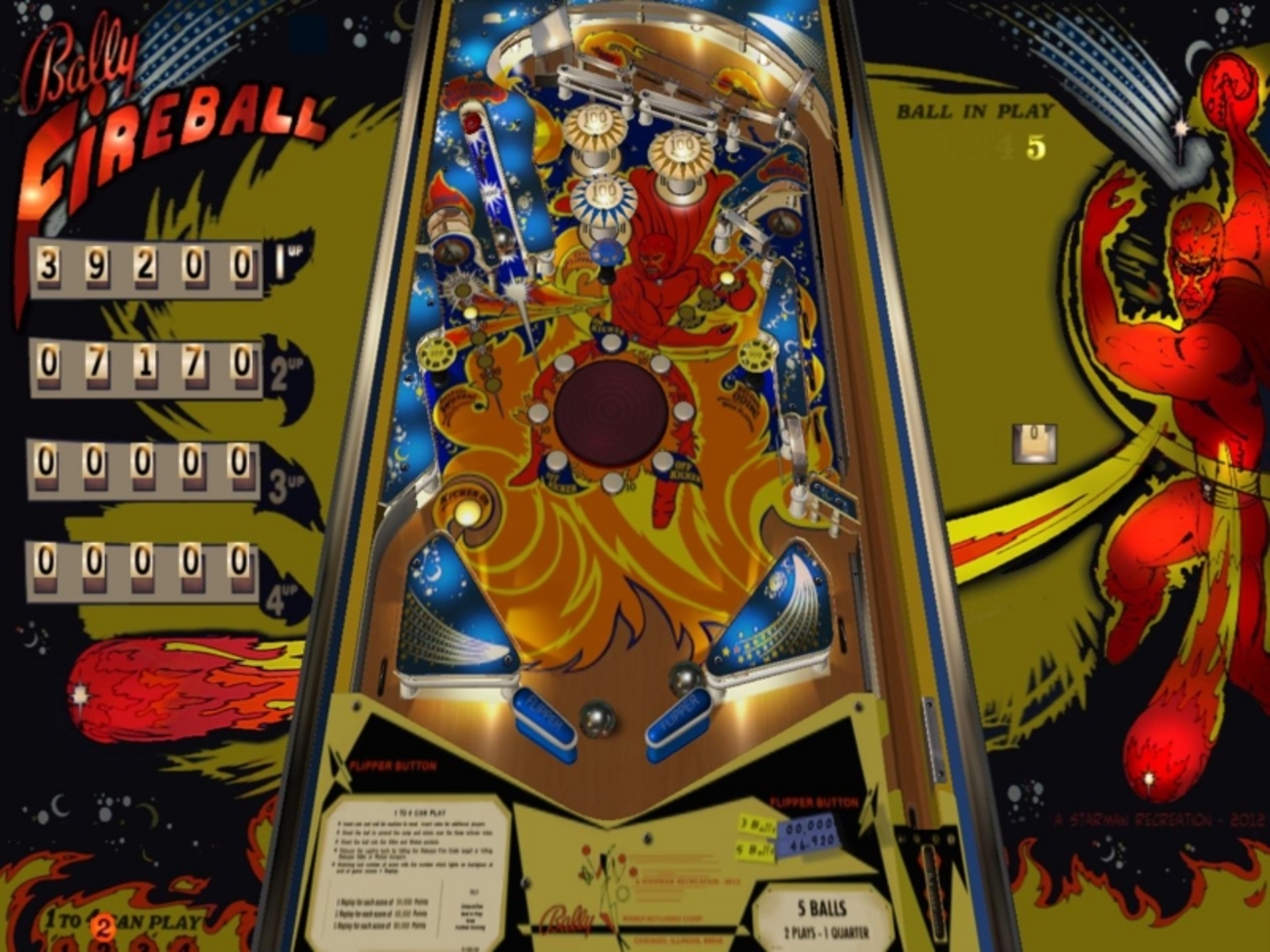 Fireball (Bally,1972) - あかいくらし2