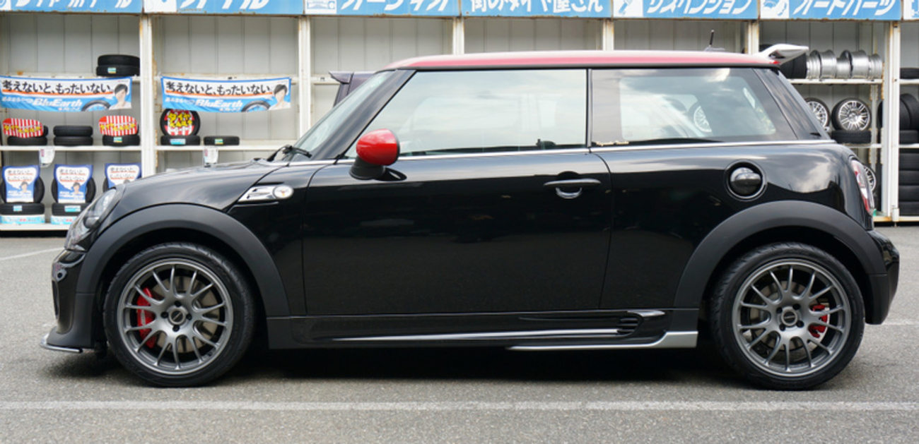 【美品】ジオミックGIOMIC BMWミニクーパー鍛造ホイール　ミシュランPS4 backend=imagemagick;version=1;