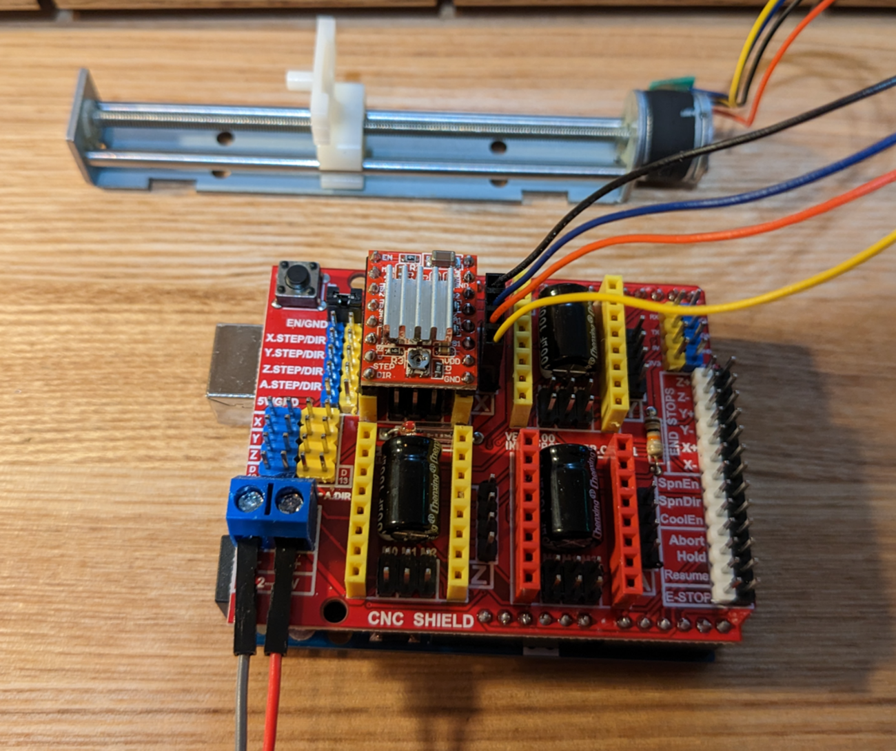 Arduinoでリニアアクチュエーター(D8-MOTOR80)を動かす - t-hom’s diary
