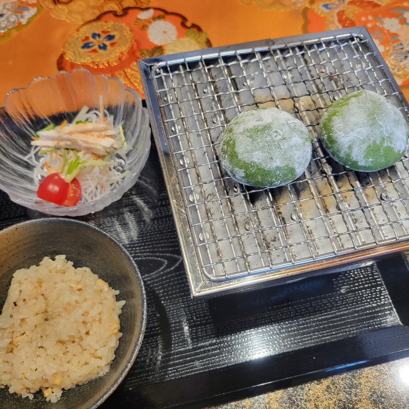滋賀県】大津市坂本、ランチ、『比叡三九良』 よもぎ餅 - あとりの