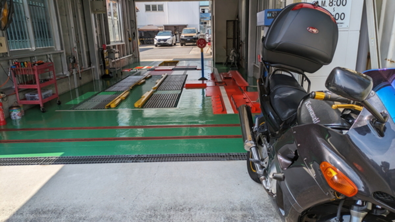 ZZR400車検 - りっくす手記