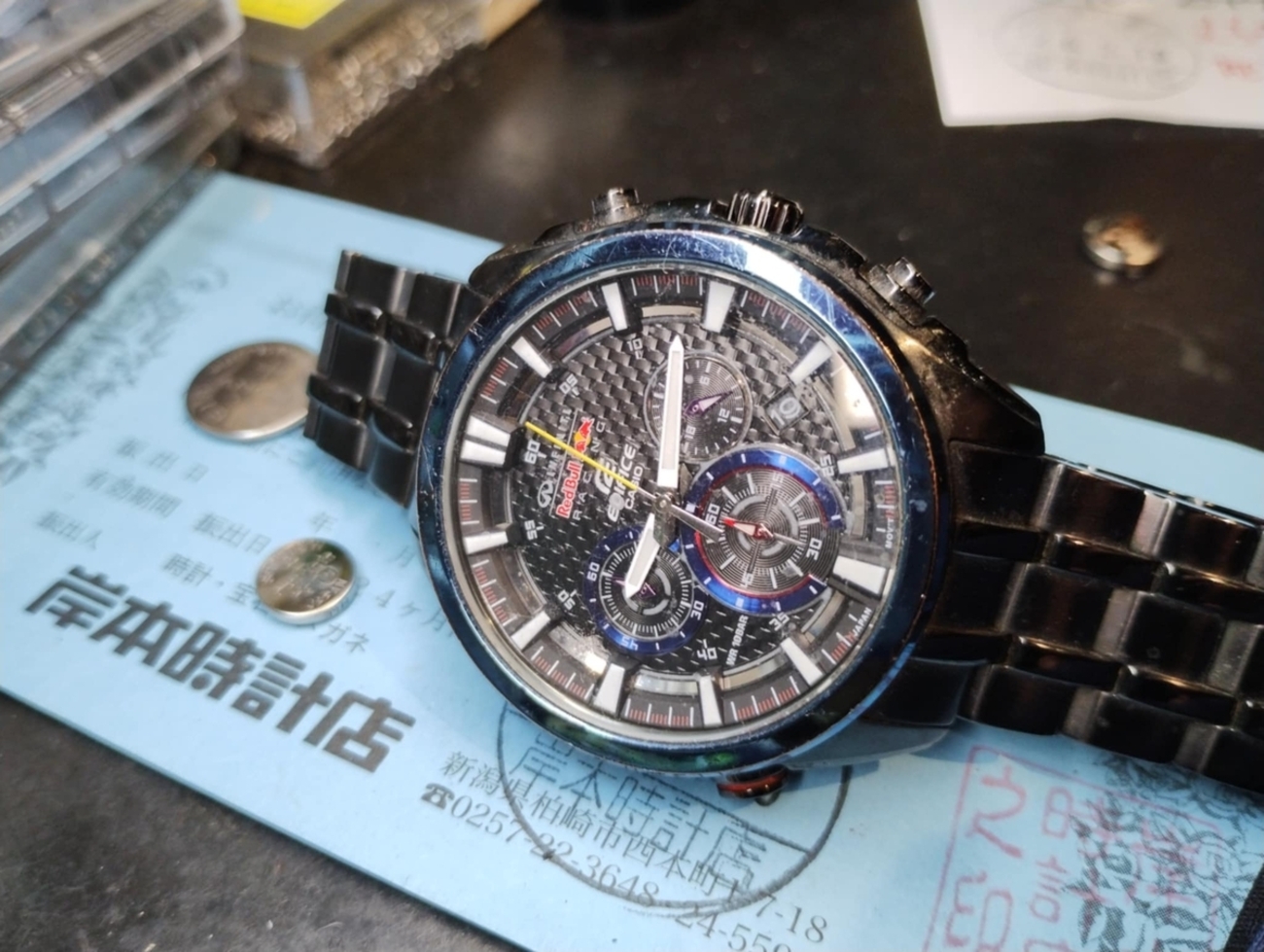 EFR-537RBK-1AJR #エディフィス #EDIFICE #時計 #電池2個使用(1616 