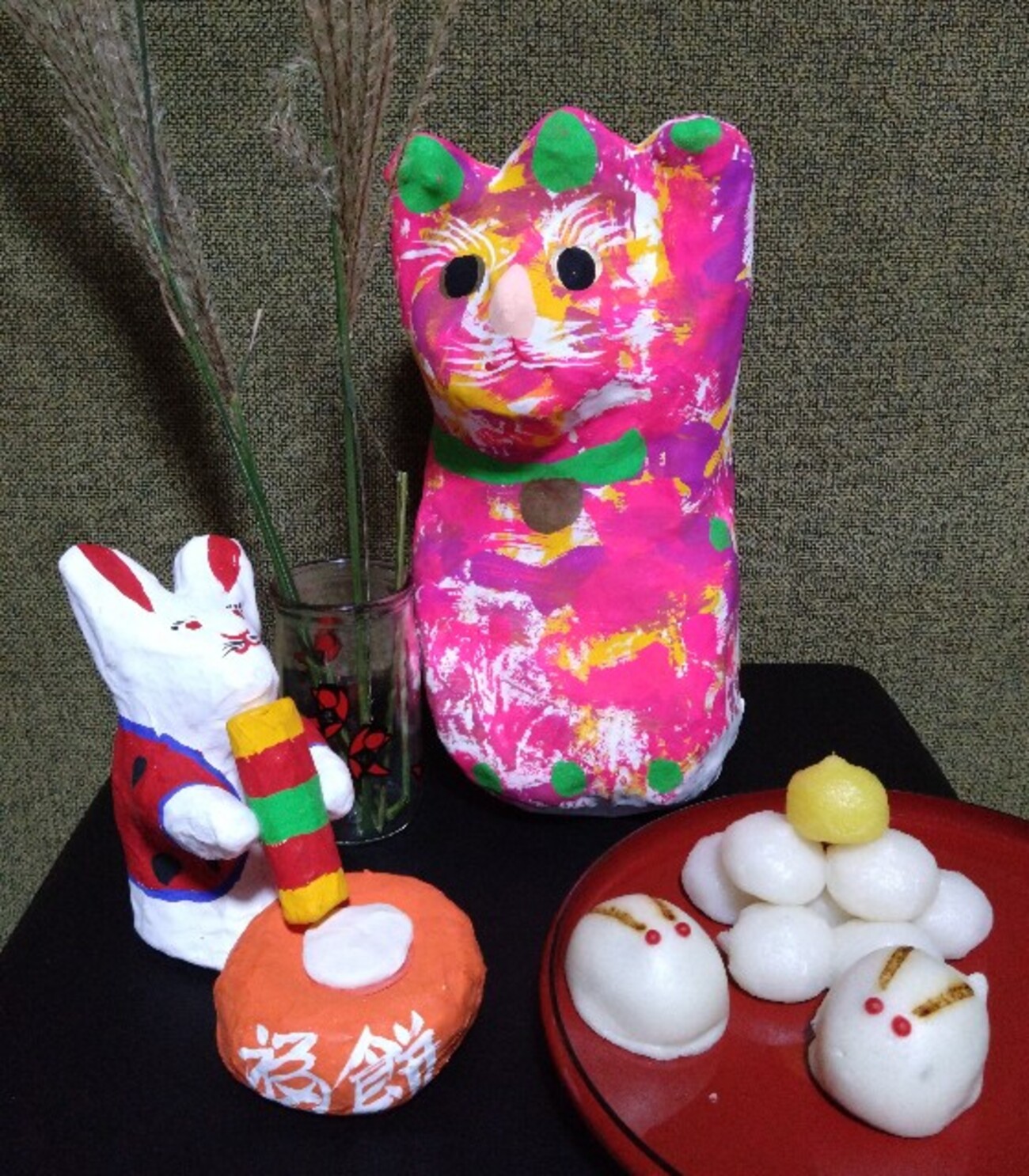 招き猫70の6【千葉】佐原張子 - 郷土玩具/招き猫十八番
