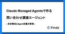 Claude Managed Agentsで作る問い合わせ調査エージェント — 全体構成とAgent定義の管理