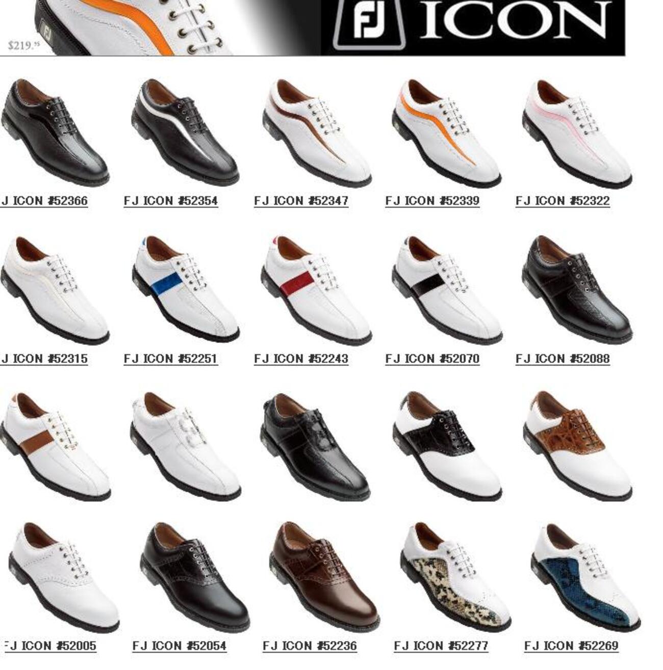 FJ FOOTJOY フットジョイ ICON 26㎝ ゴルフシューズ フットジョイ FJ 