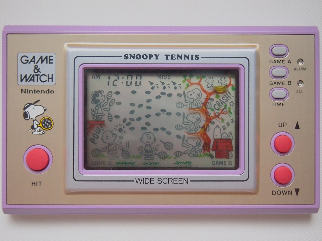 第17作】 SP-30 スヌーピーテニス - どこでもGAME&WATCH ～ゲーム 