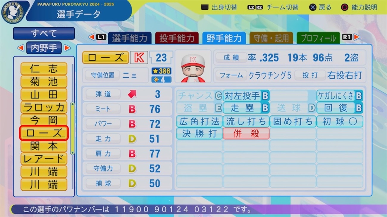 ロバート・ローズ1998(パワプロ2024再現選手) - パワプロたんのブログ